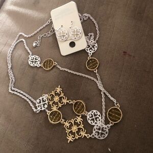 Redwood Filigree Costume Jewelry Set- 821 $20 or $15 w/offer